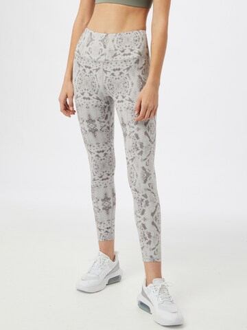 Varley Skinny Workout Pants 'Century' in Grey: front