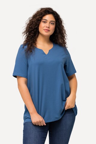 Ulla Popken Shirt in Blauw: voorkant