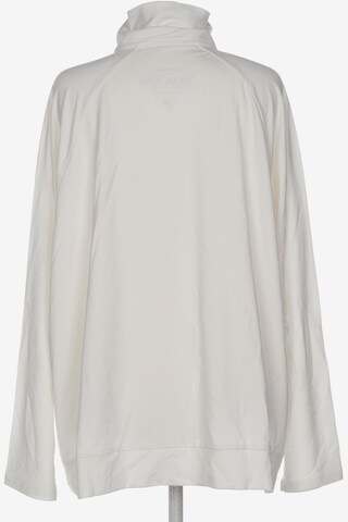 SAMOON Sweatshirt & Zip-Up Hoodie in 7XL in White