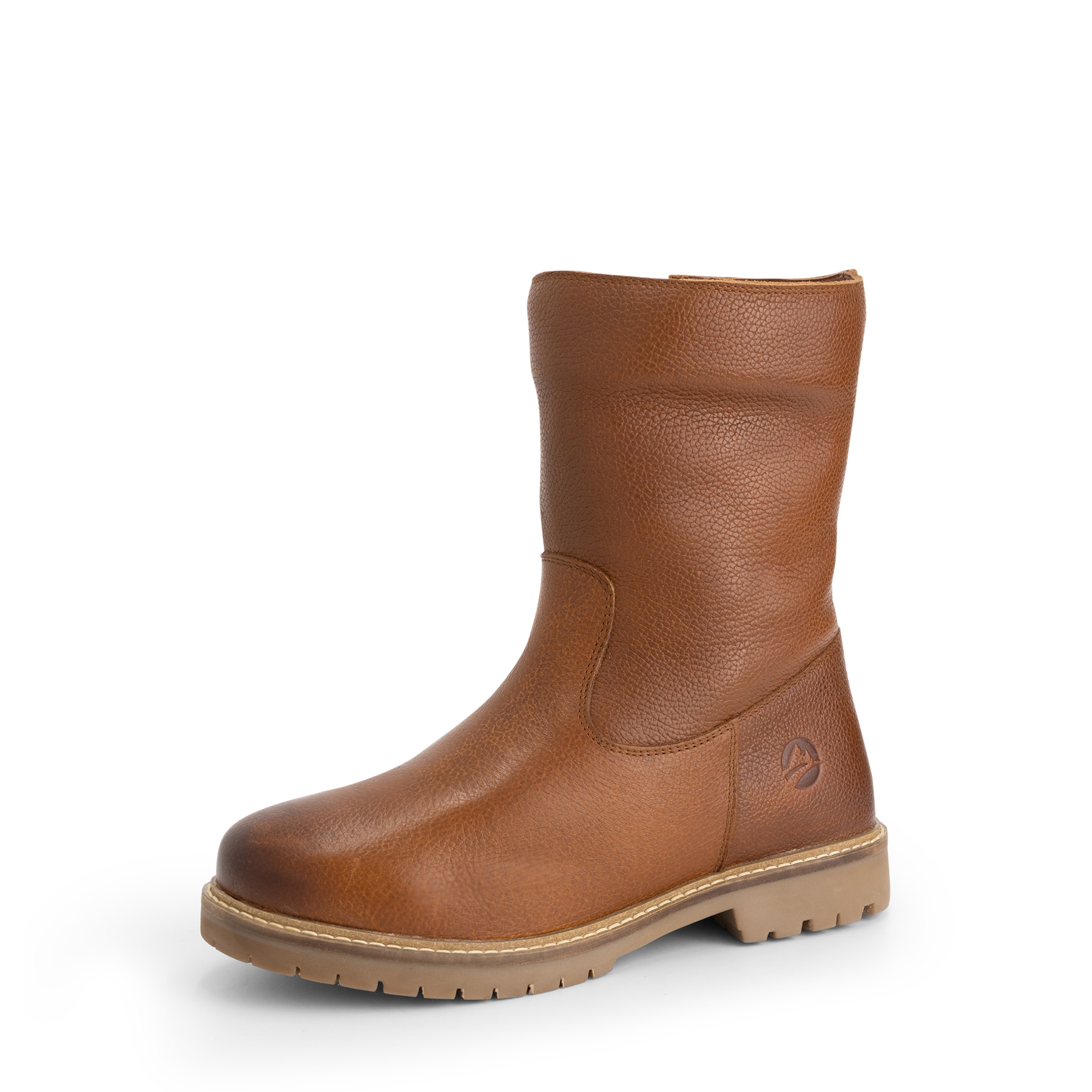 Travelin Boots 'Bykland' in Bruin: voorkant