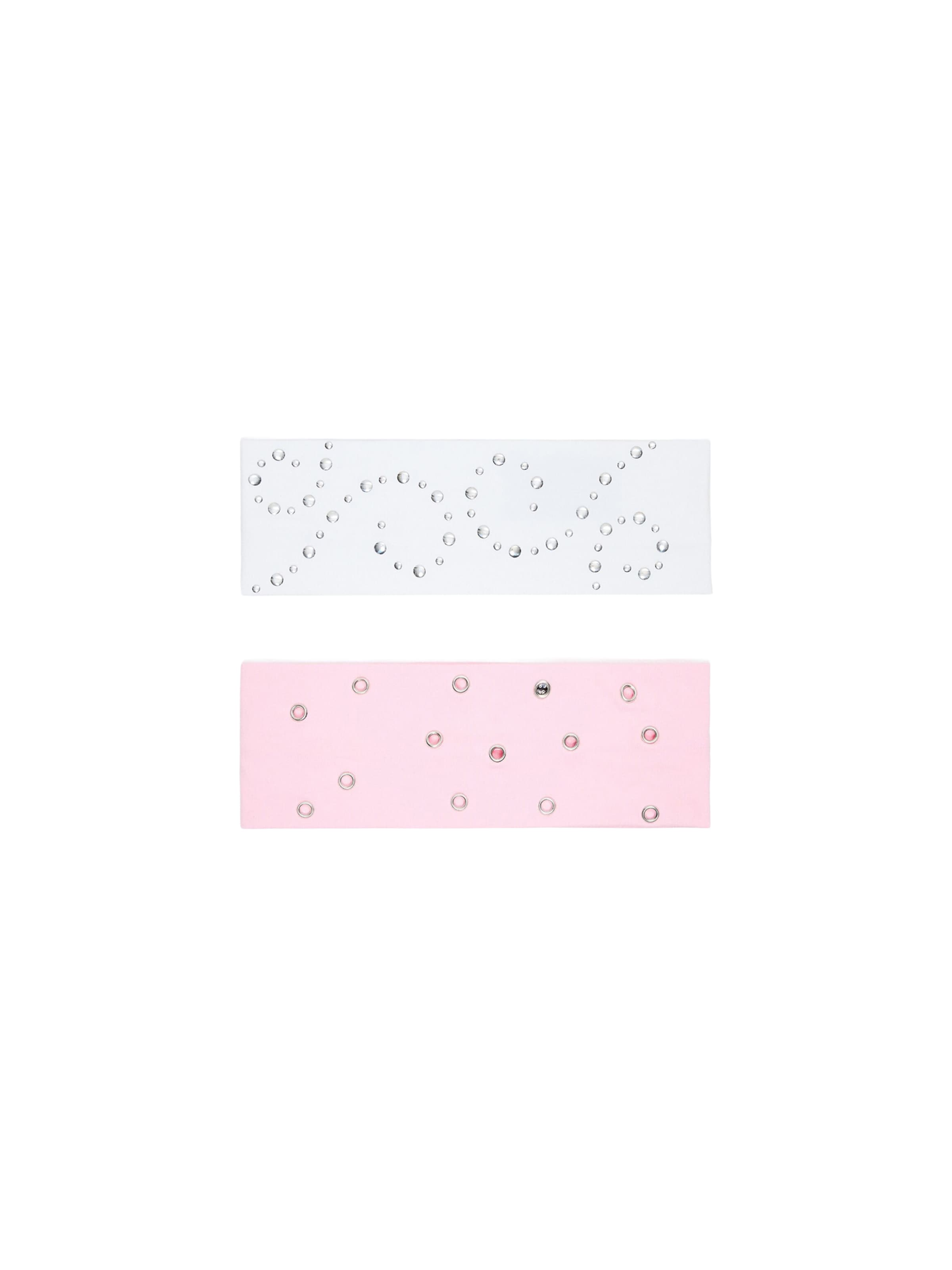 Bershka Hoofdband in Beige: voorkant