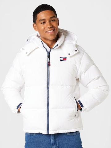 Tommy Jeans - Casaco de inverno 'Alaska' em branco: frente