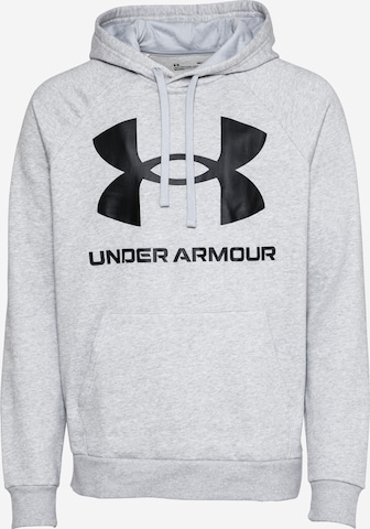 UNDER ARMOUR Athletic Sweatshirt in Grey: front