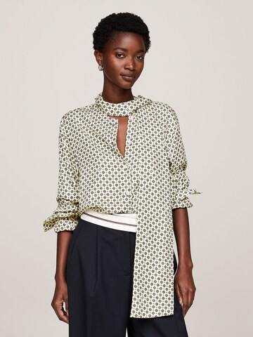 TOMMY HILFIGER Bluza 'Foulard' | rumena barva: sprednja stran