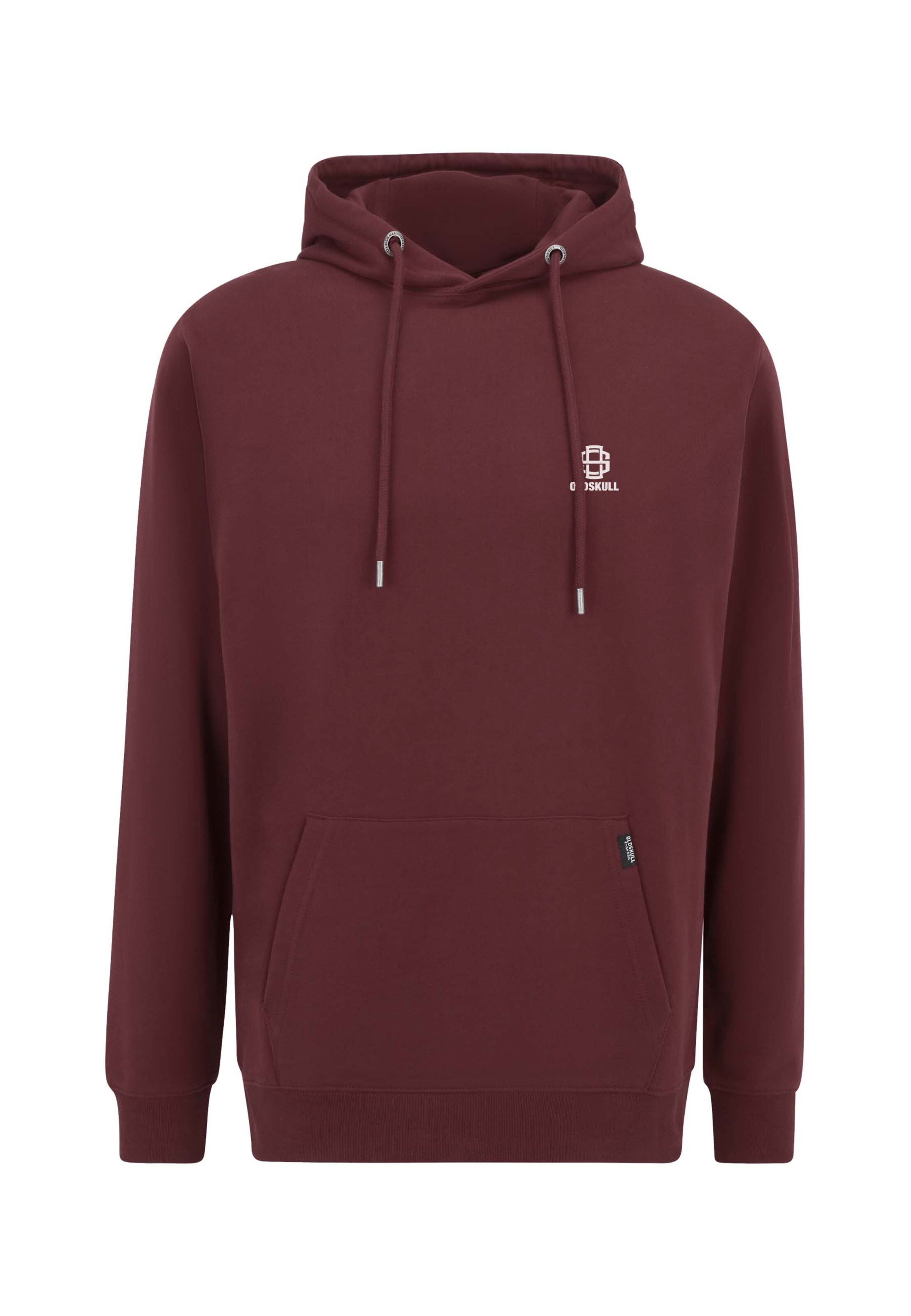 Oldskull Sweatshirt 'Basic Oldskull 25' in Rot: Vorderseite