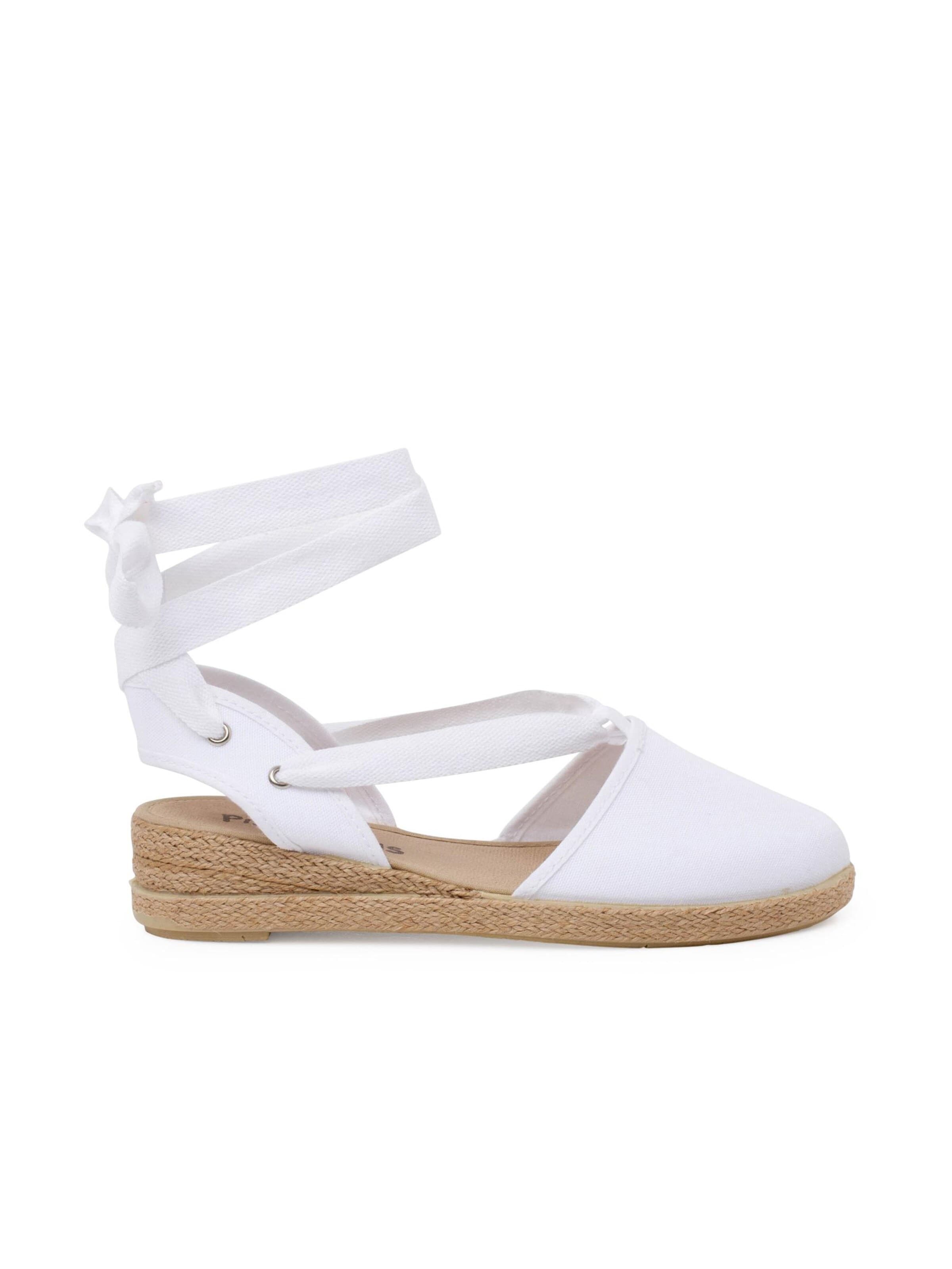Pisamonas - Sandalias en blanco: frente