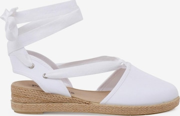 Pisamonas - Sandalias en blanco: frente