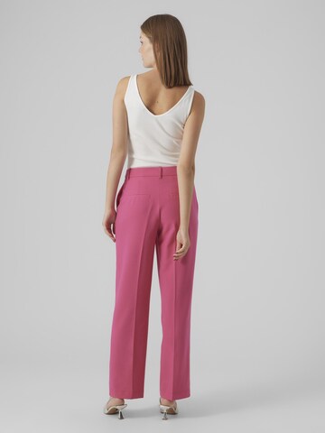 Regular Pantalon à plis VERO MODA en violet