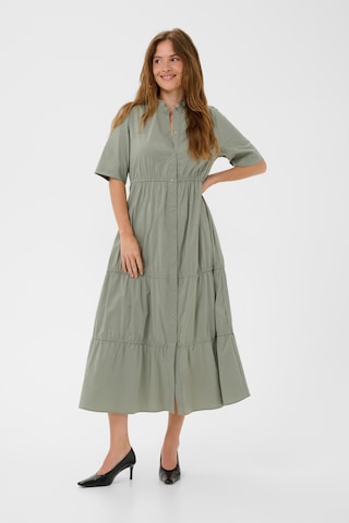CULTURE - Vestidos camiseiros 'CUBreathe Antoinett' em verde: frente