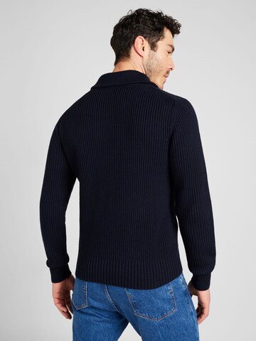 Tiger of Sweden Knit cardigan 'LUCAAS' in Blue