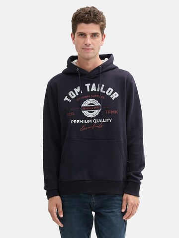 TOM TAILOR Sweatshirt in Blue: front