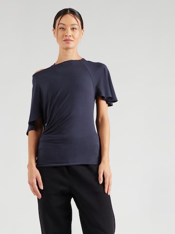 T-shirt fonctionnel CURARE Yogawear en bleu : devant