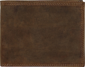 Porte-monnaies Bagan en marron : devant
