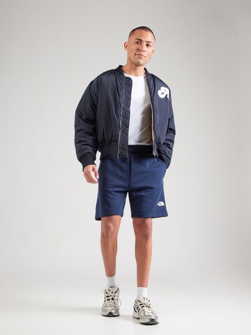 mėlyna THE NORTH FACE Standartinis Kelnės 'SIMPLE DOME'