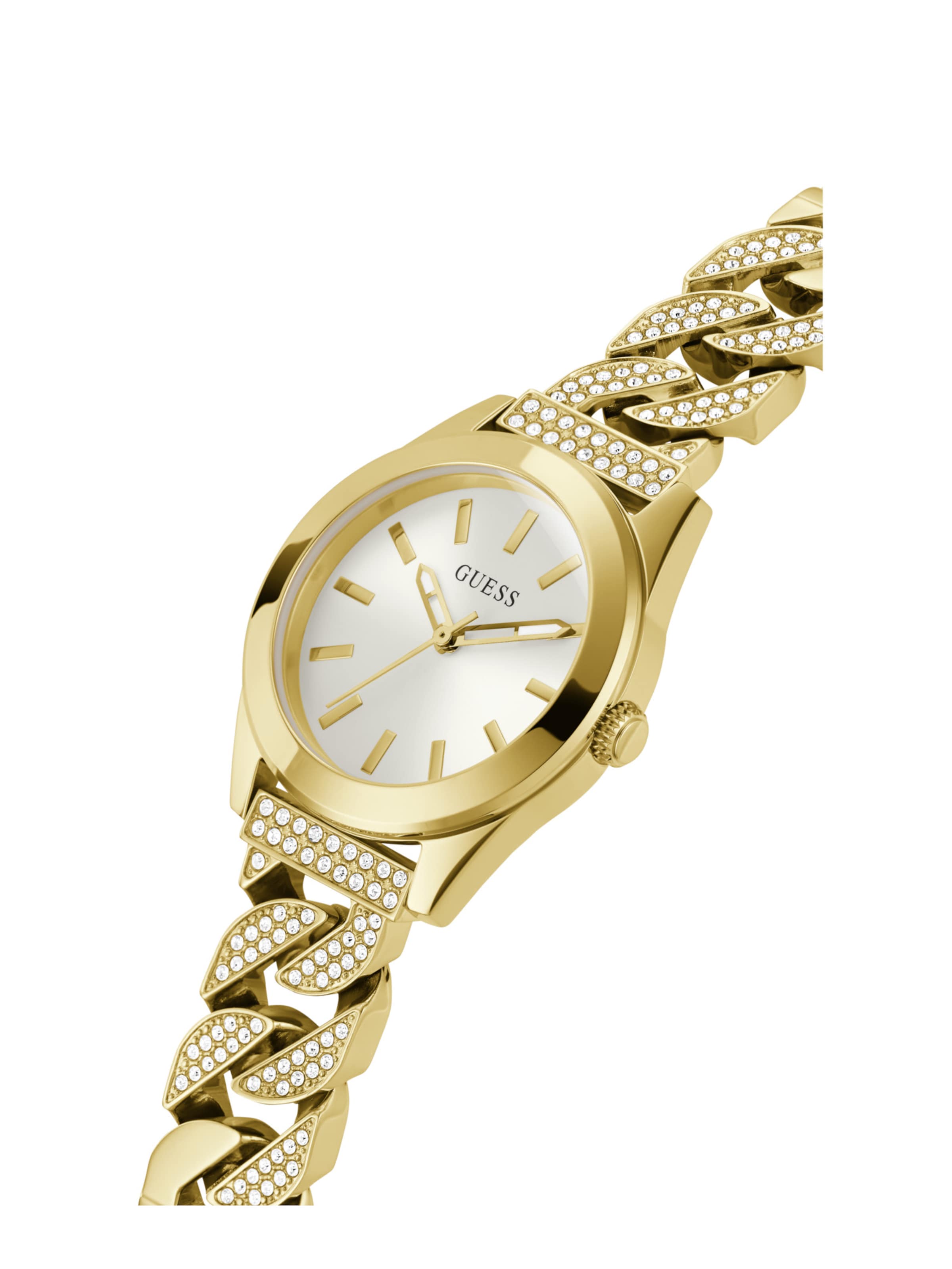 GUESS Analog klocka 'Serena' i guld