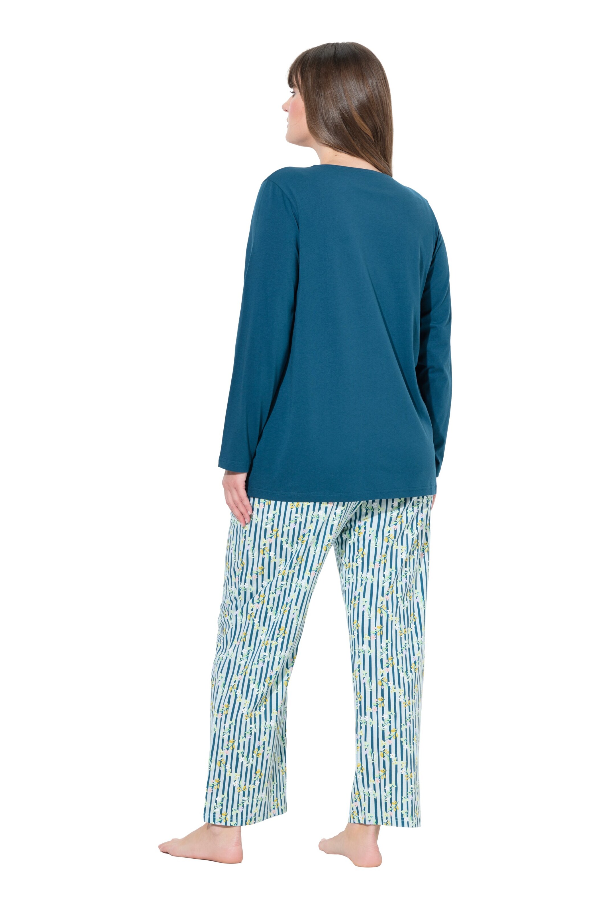 Ulla Popken Pyjama in Gemengde kleuren