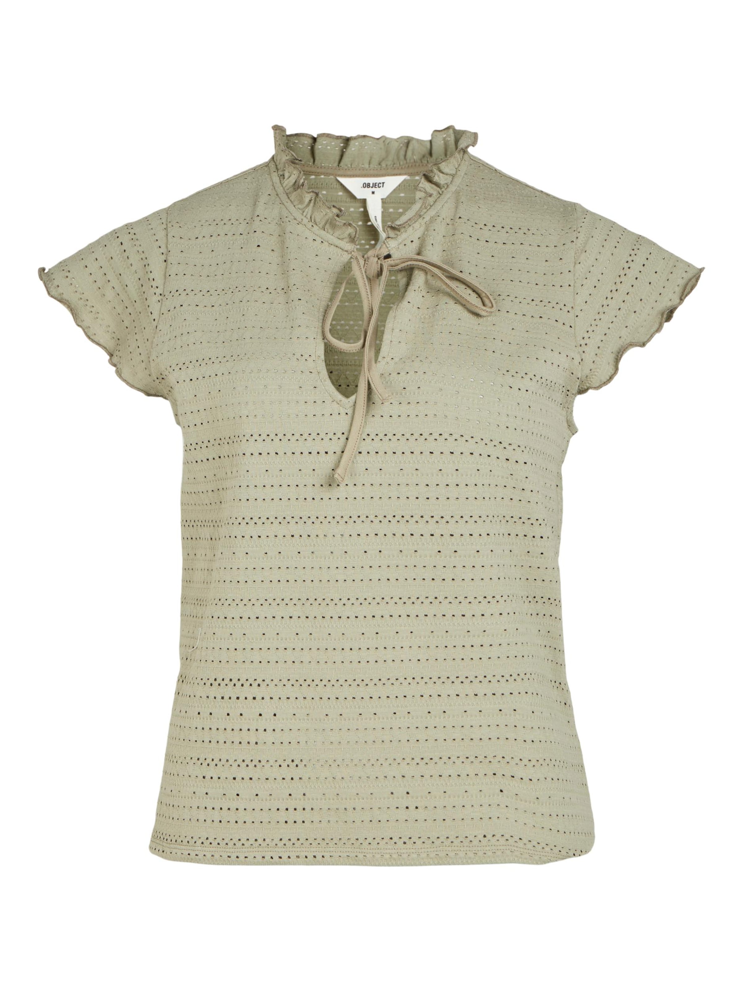 OBJECT Blúzka 'Kamma' - Sivá: predná strana