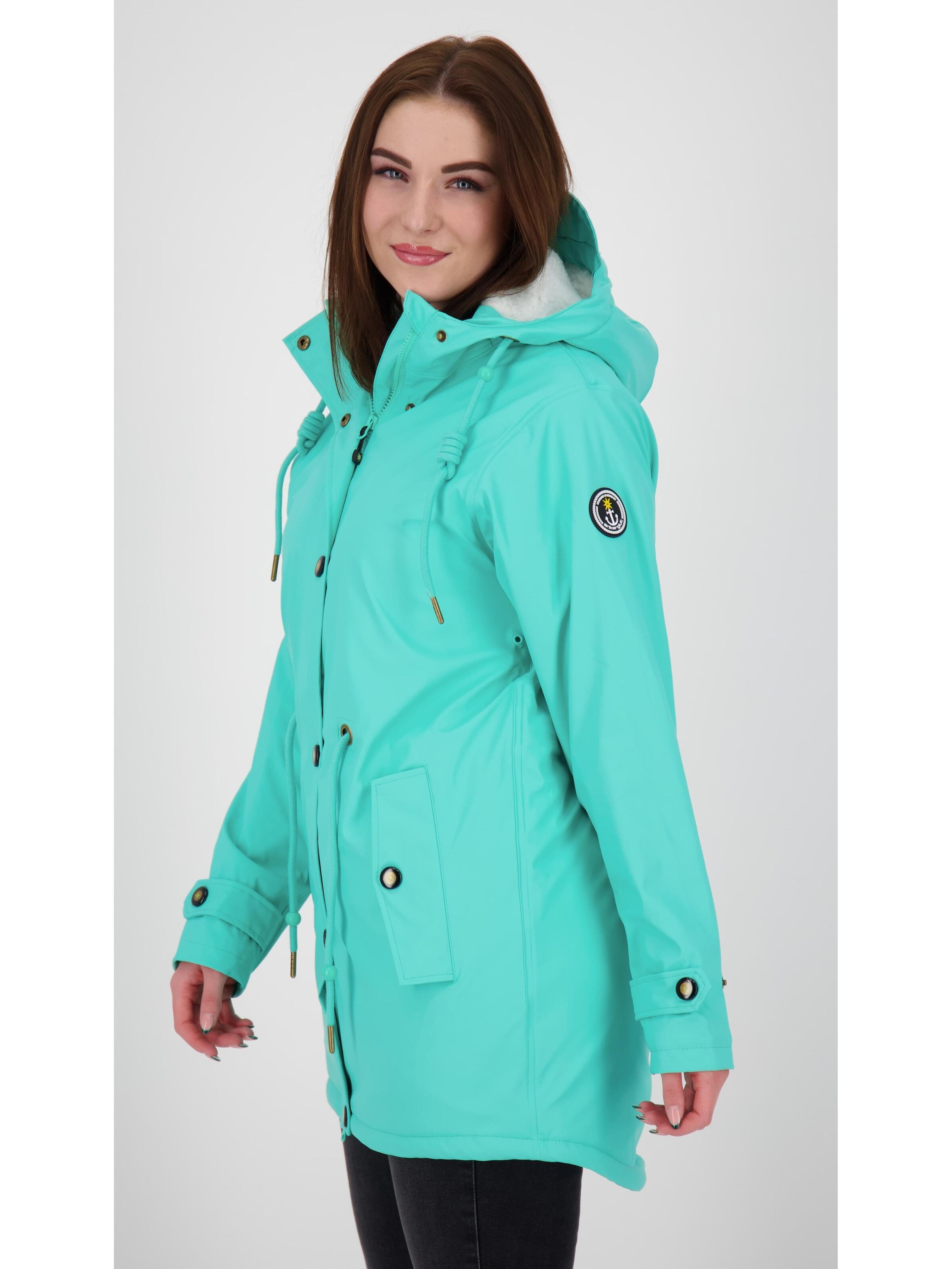 ankerglut Funktionsmantel 'Friesennerz ankergluttraum WMN'‌‌‌‌ in Blau