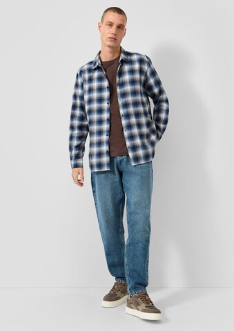 Coupe regular Chemise QS en bleu