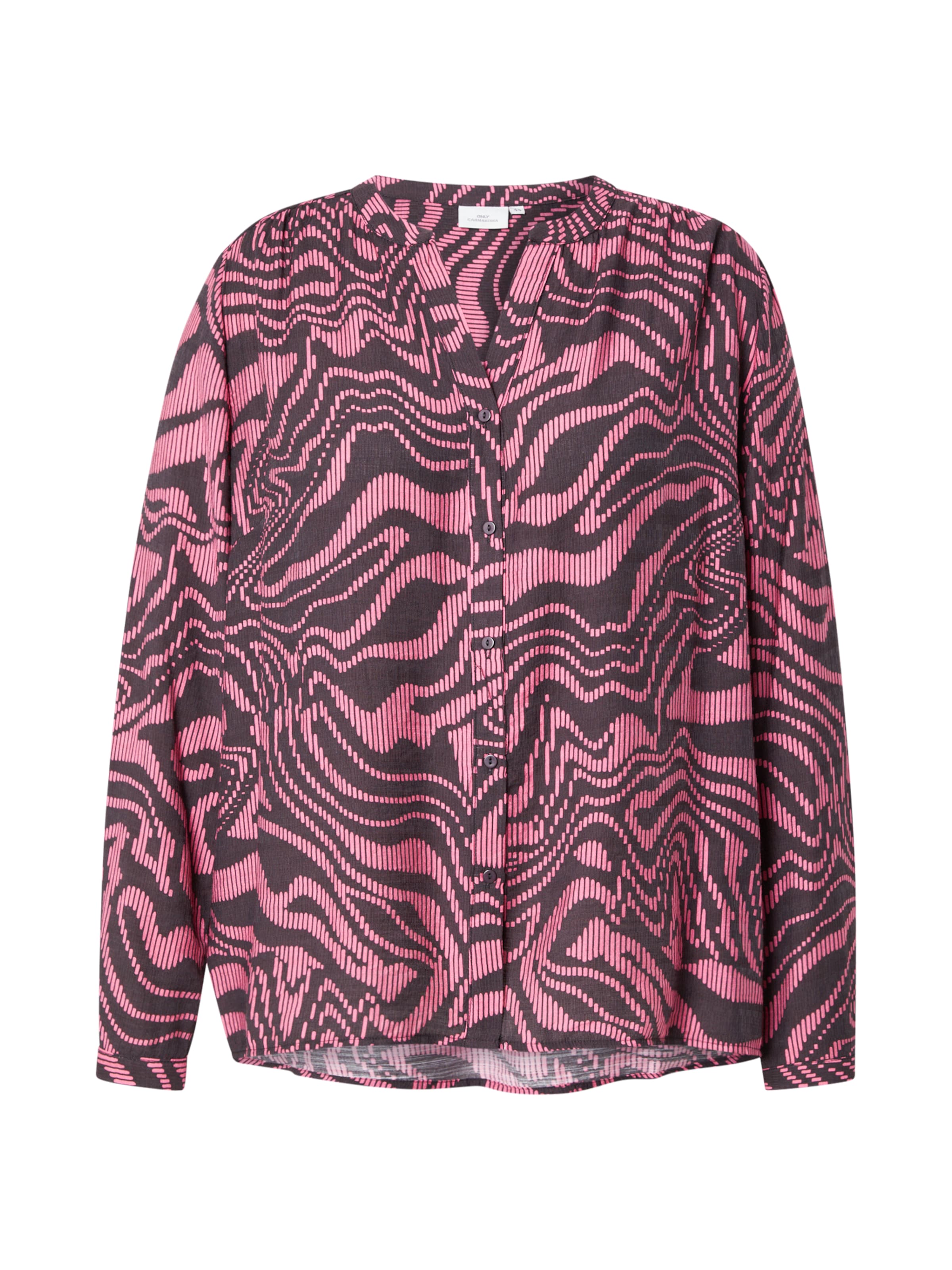 ONLY Carmakoma Bluse 'CARITHILDA ANITA' in Schwarz: Vorderseite