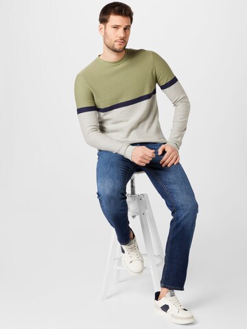 JACK & JONES Svetr – zelená