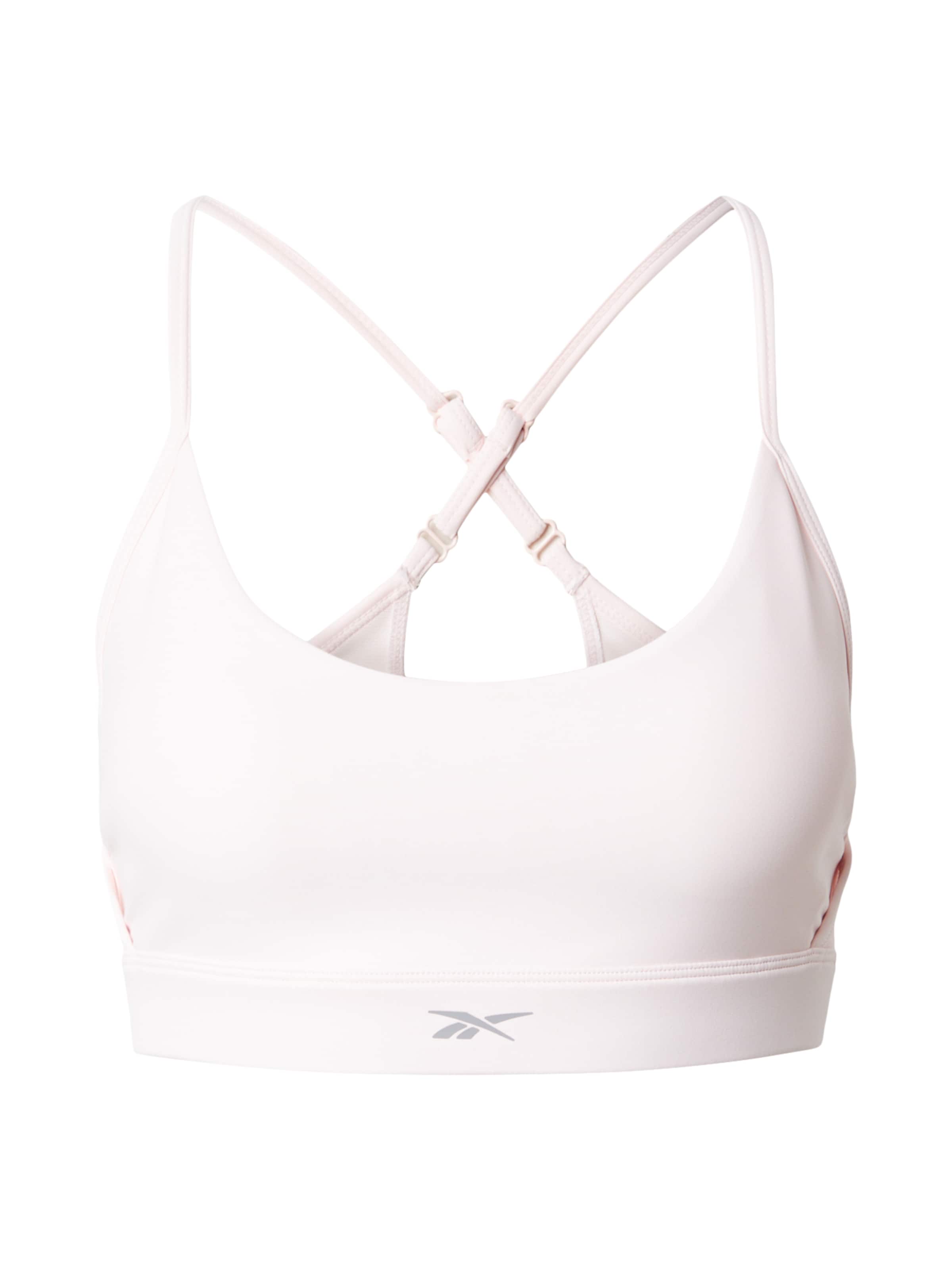 Reebok - Bustier Sujetador deportivo en rosa: frente