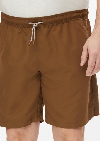 s.Oliver Men Big Sizes Board Shorts in Brown