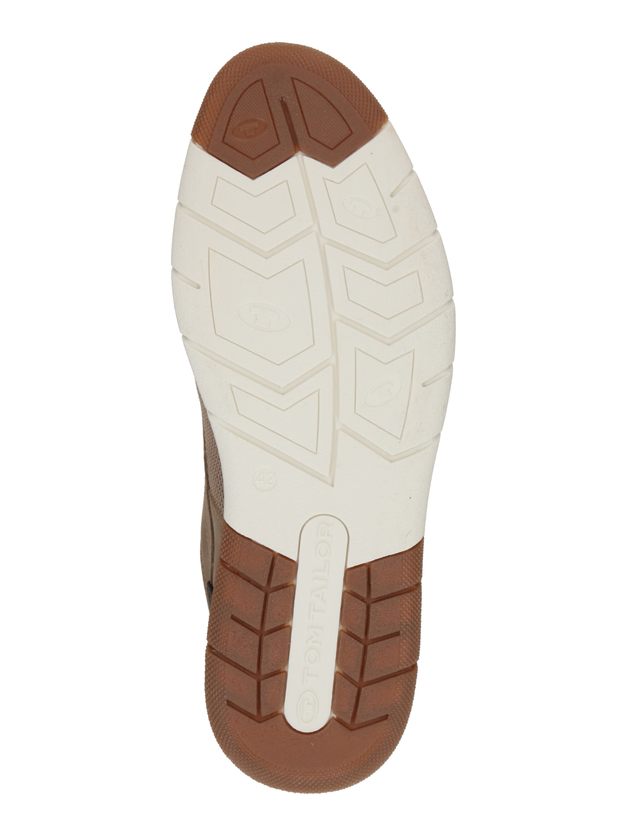 TOM TAILOR Schnürschuh in Braun