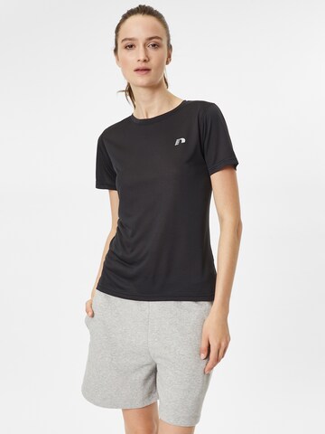 Newline Performance shirt in Black: front