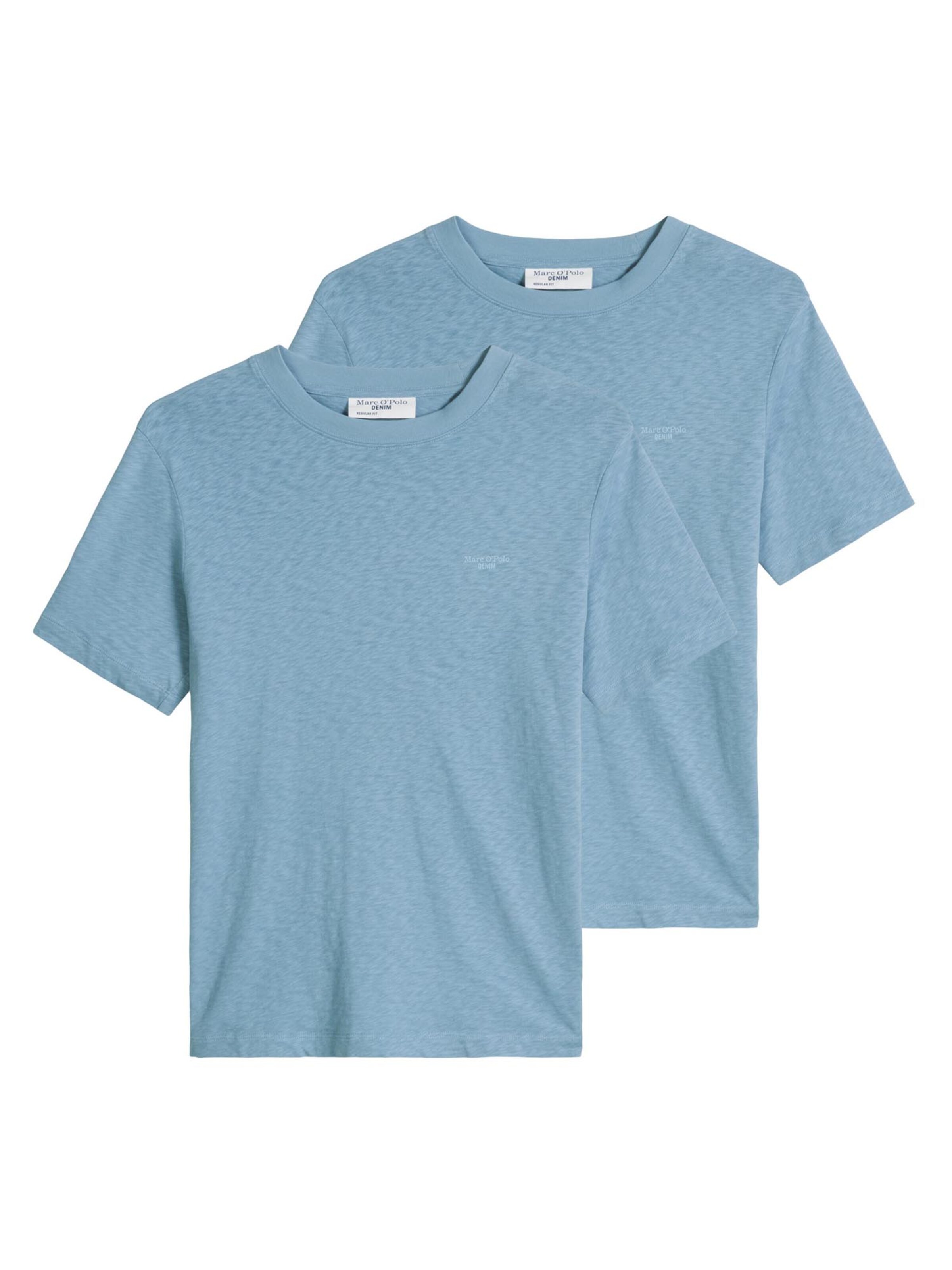 Marc O'Polo DENIM Shirt 'Basic' in Blue: front