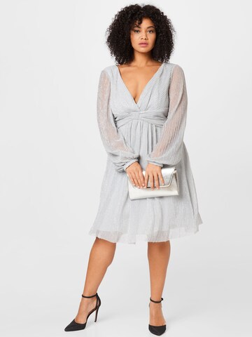 Chi Chi Curve Cocktail dress in Grey