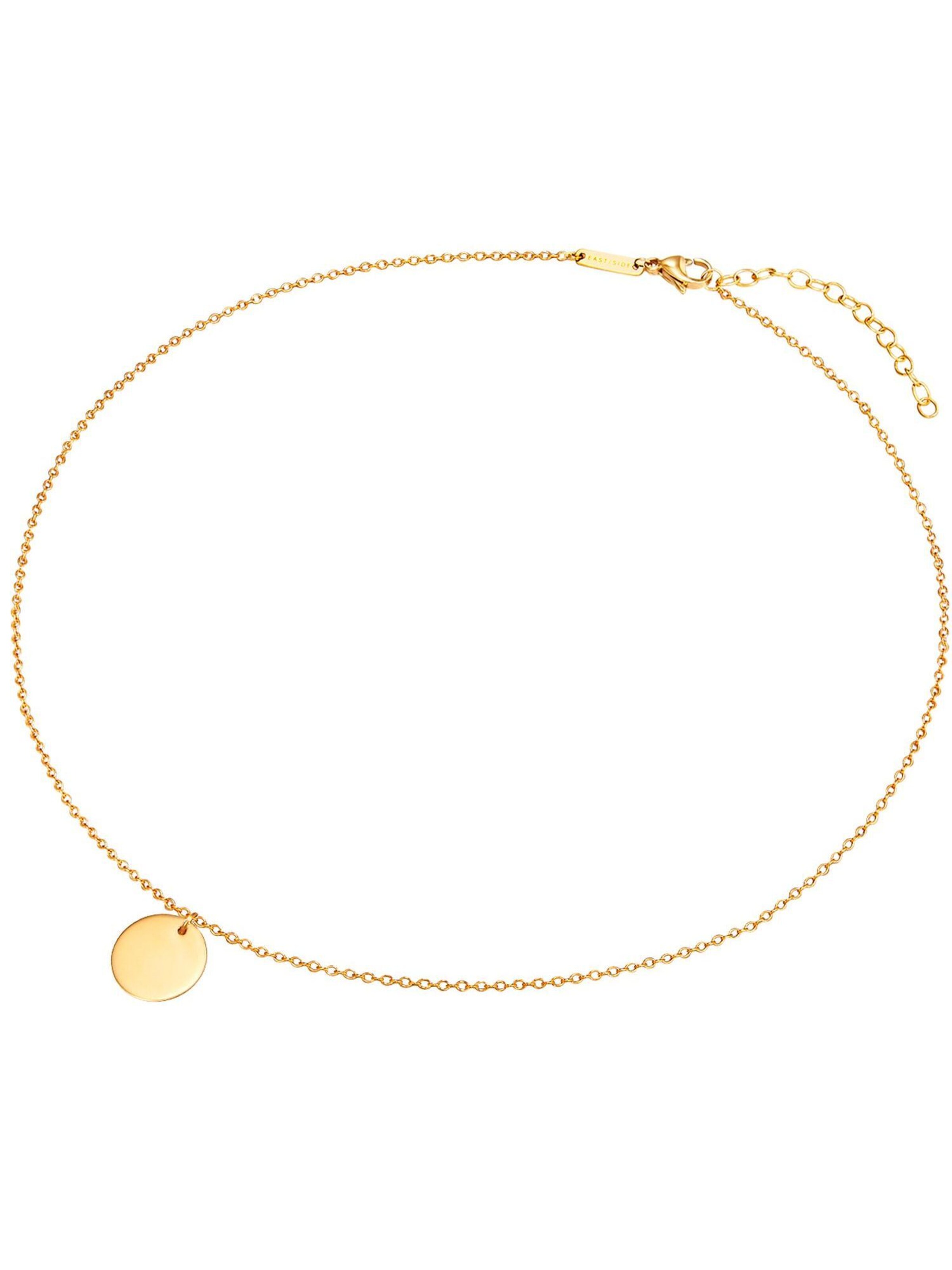 Eastside Necklace in Gold: front