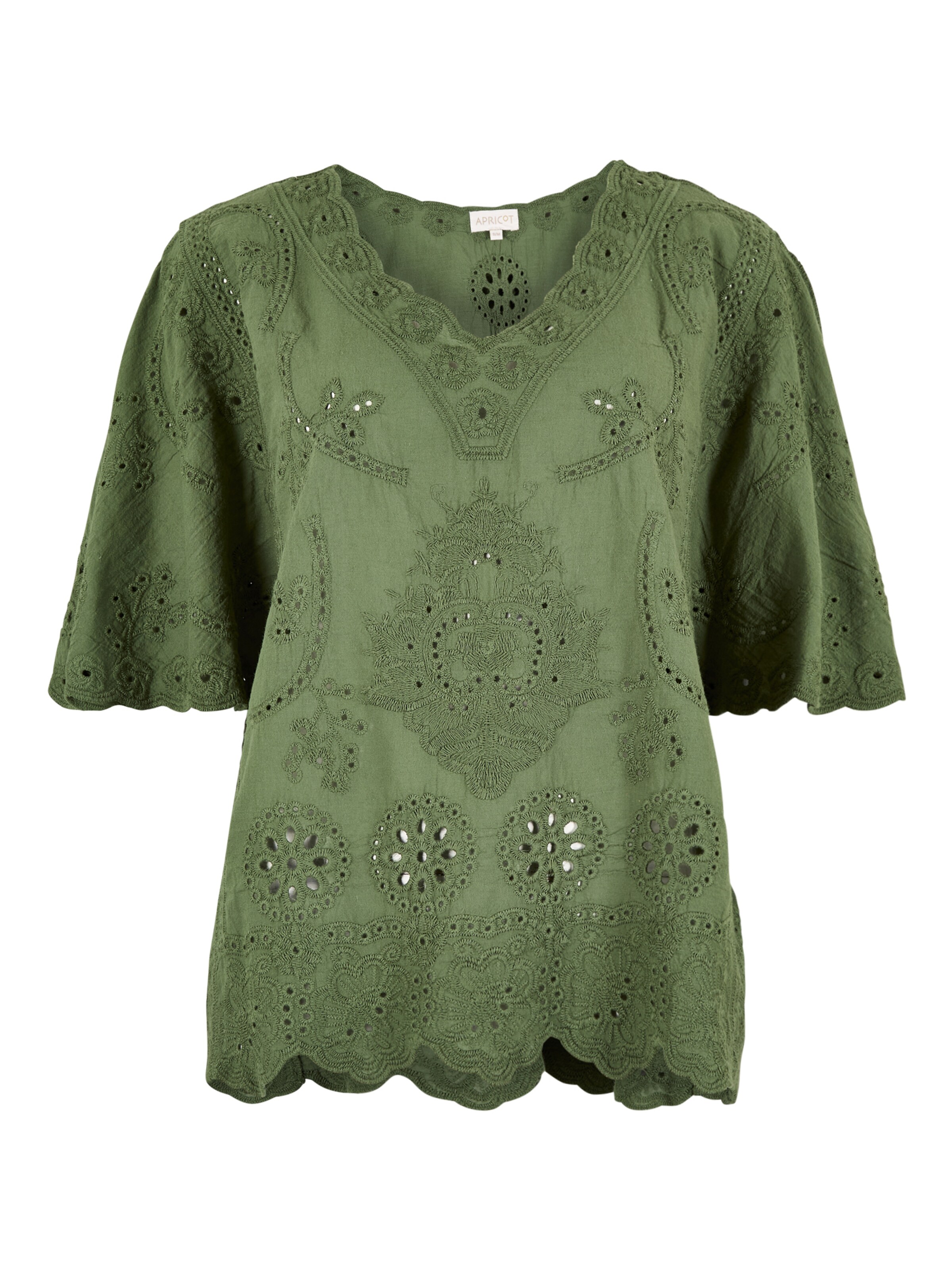 Chemisier ' ' Apricot en vert : devant