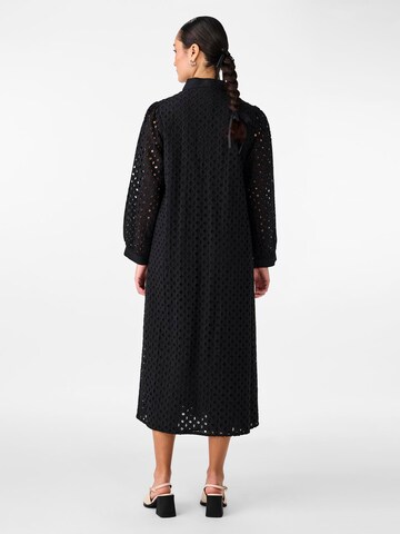 Y.A.S Sukienka koszulowa 'YASJOSANNE' w kolorze czarny