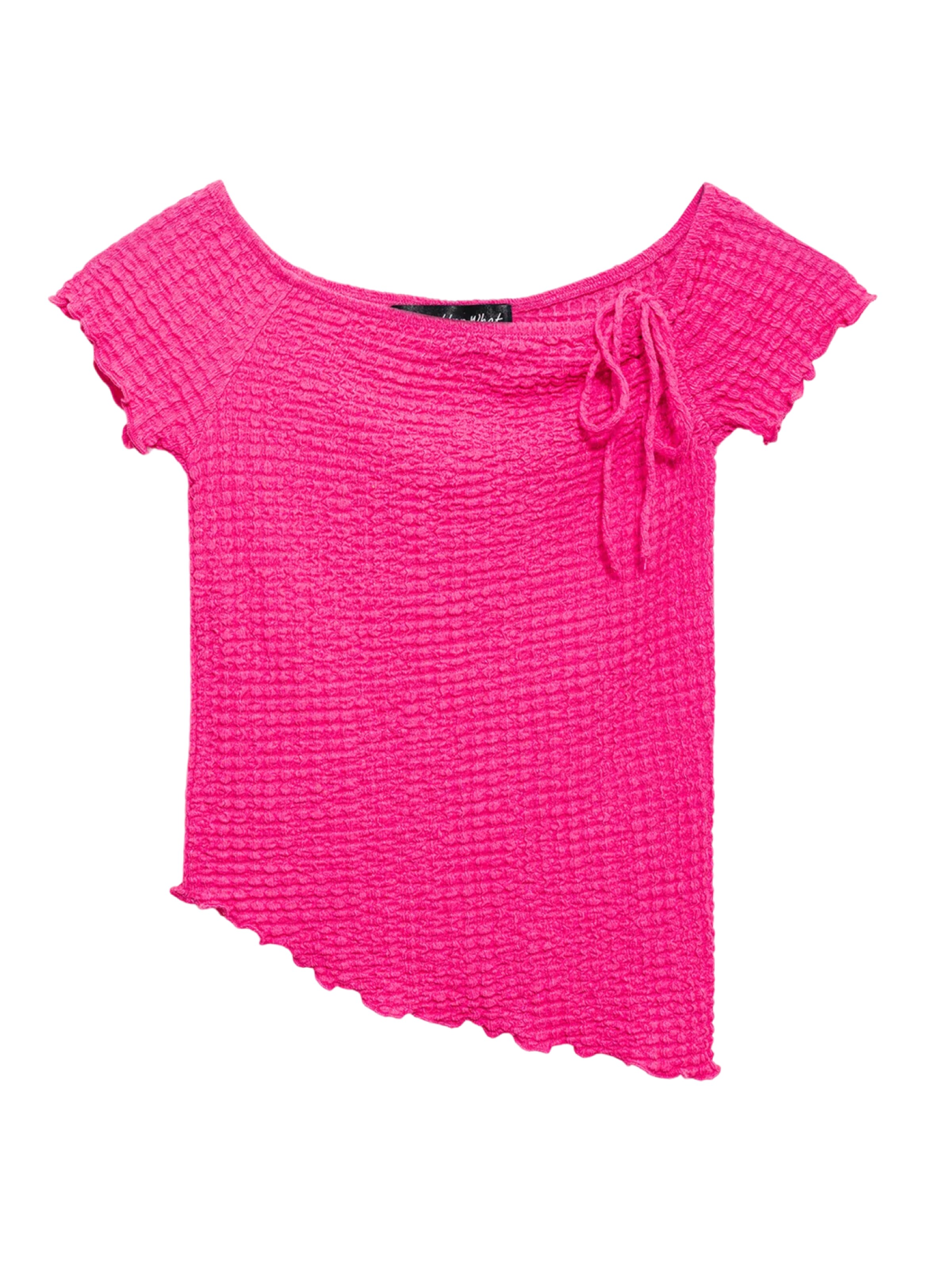 T-shirt No Matter What en rose : devant