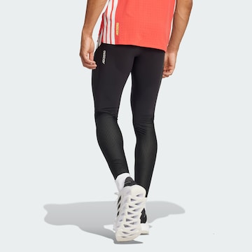 ADIDAS PERFORMANCE Skinny Sportbroek 'Adizero' in Zwart