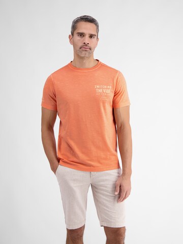 T-Shirt LERROS en orange : devant