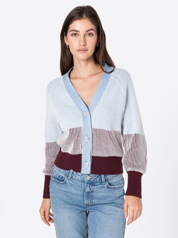 Cardigan TAIFUN en bleu : devant