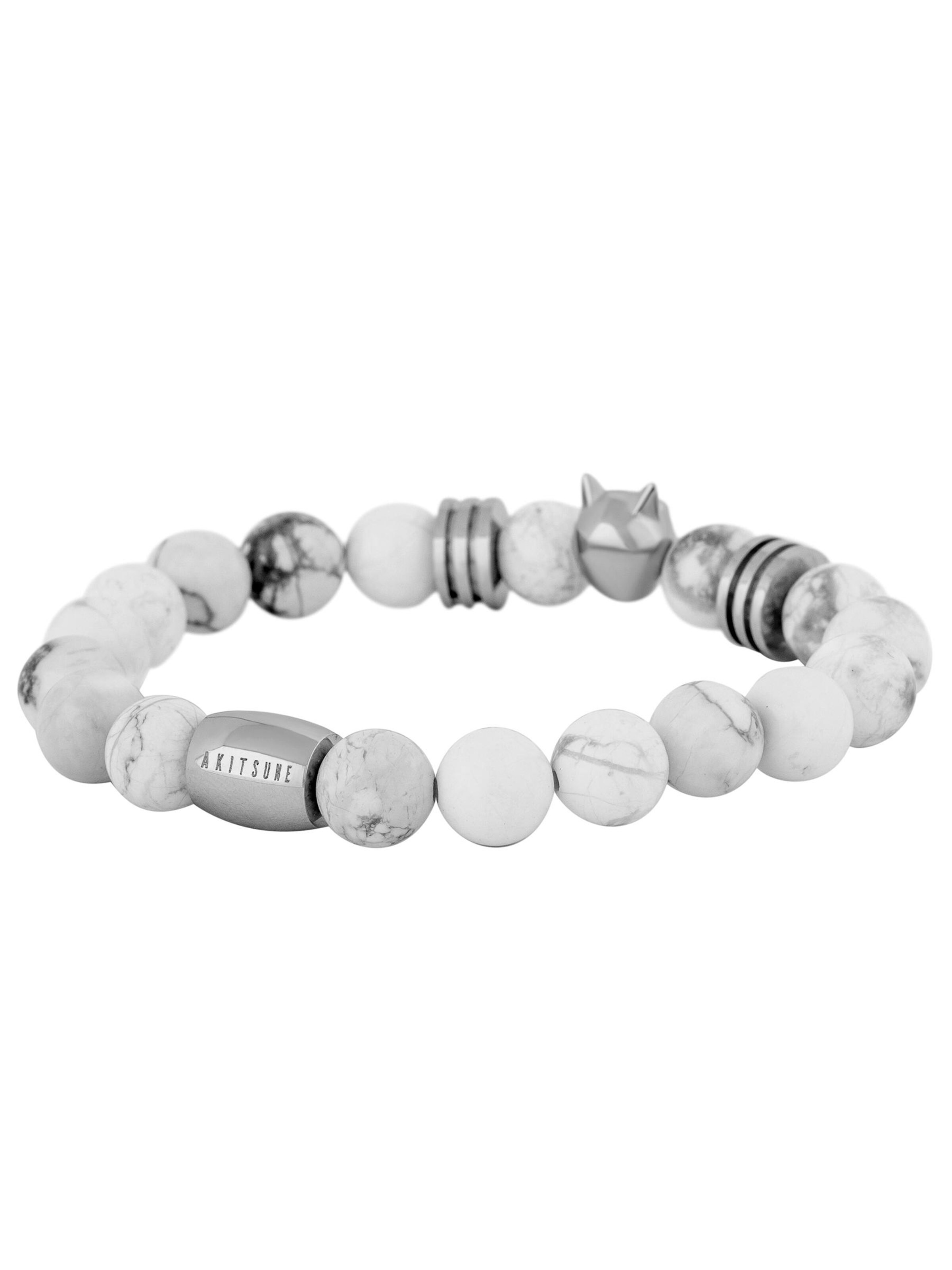 Akitsune Bracelet 'Obsidius' in White