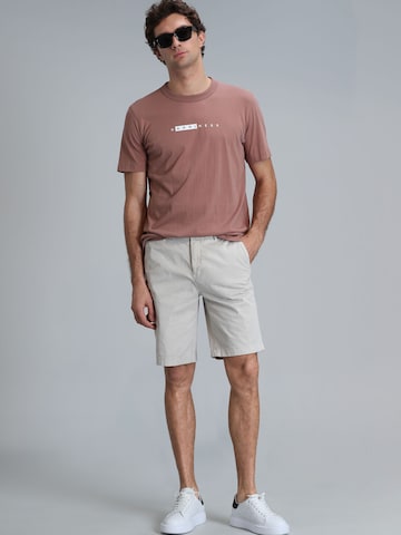 Coupe slim Pantalon chino 'ZEGLER' Lufian en beige