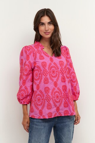 CULTURE Blouse 'Utia' in Roze: voorkant