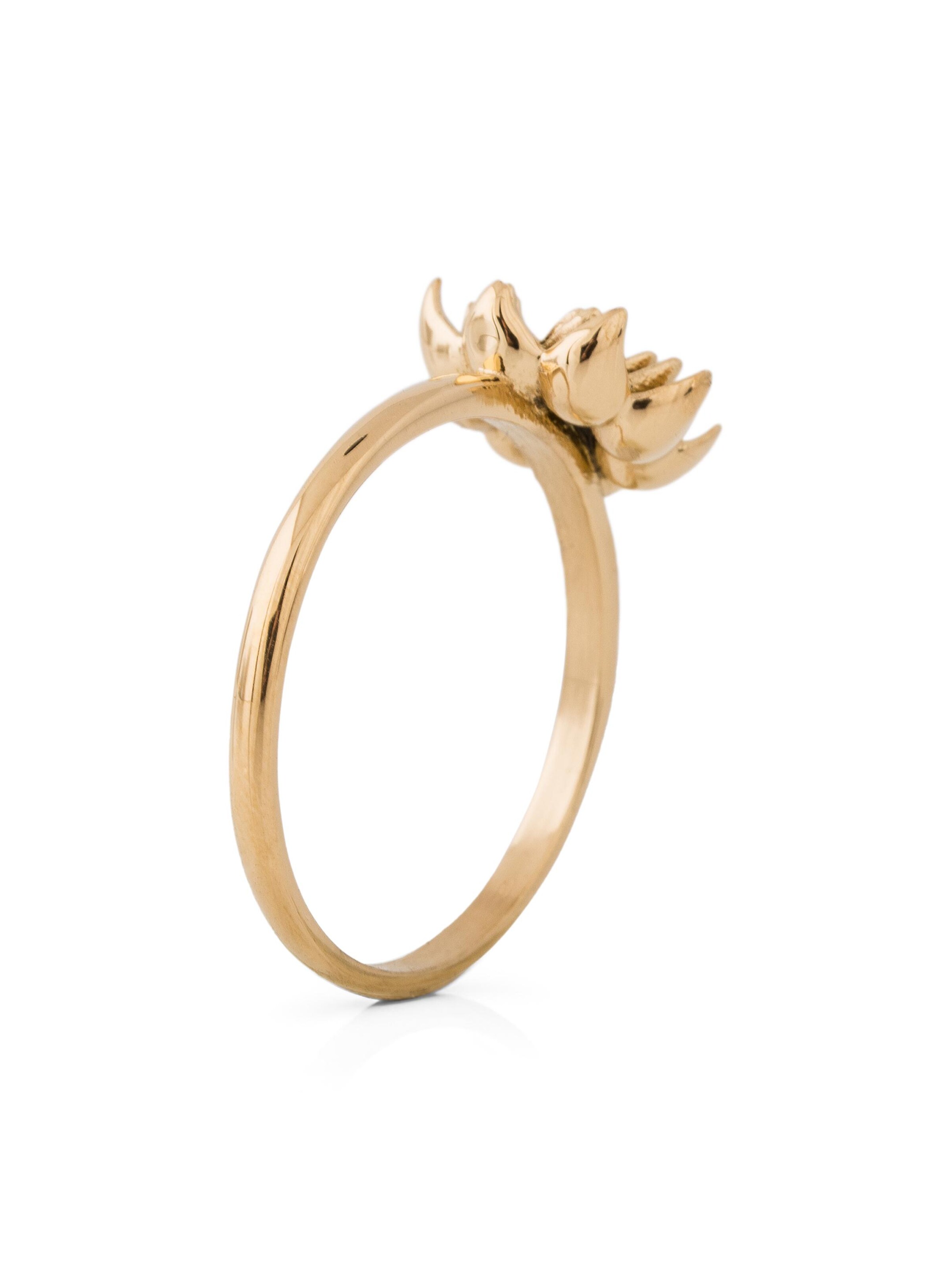 Akitsune Ring 'Lotus' in Gold