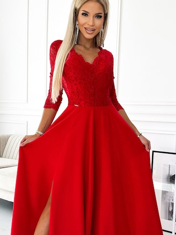 Numoco Abendkleid 'Maxikleid Amber'‌‌ in Rot