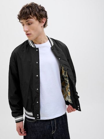 Veste mi-saison 'JORALMERIA' JACK & JONES en noir : devant