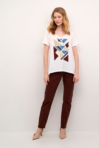 Tricou 'Amia' de la Cream pe alb