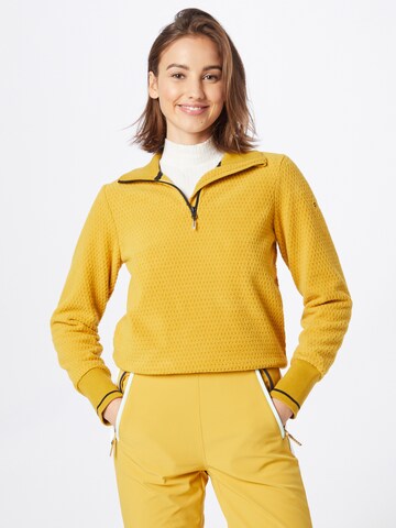 ROXY Sportsweatshirt 'GLIDER' i gul: forside