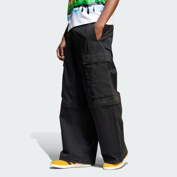 ADIDAS ORIGINALS Baggy Cargo trousers 'Adilenium Season 3' in Black