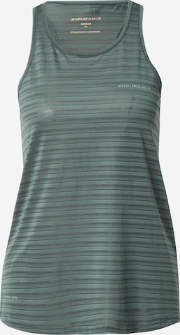 ENDURANCE - Top desportivo 'Regier' em verde: frente