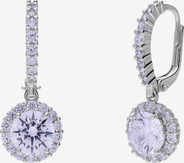 Lucardi Earrings 'Statement' in Silver: front