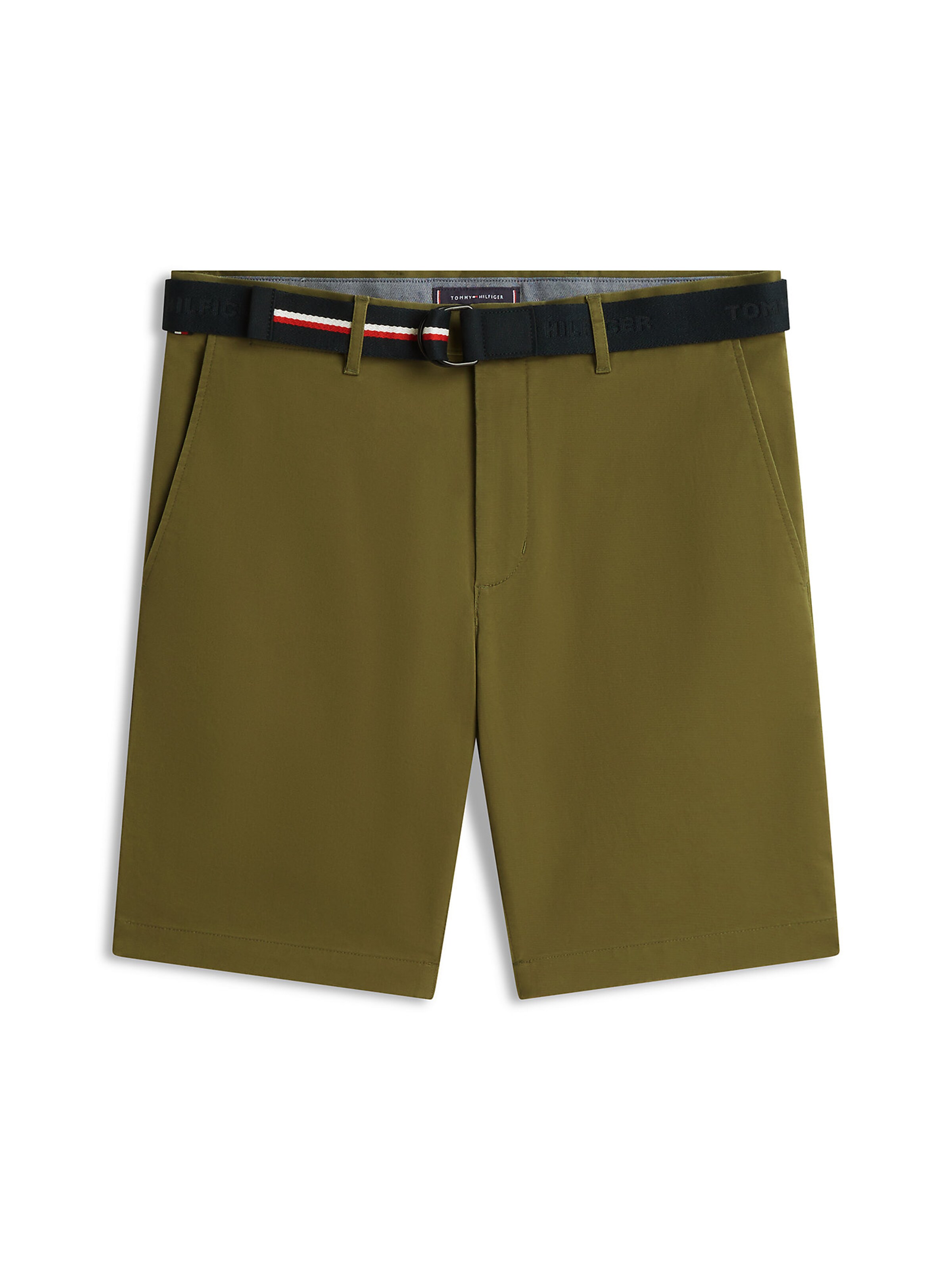 TOMMY HILFIGER Chino in Groen: voorkant